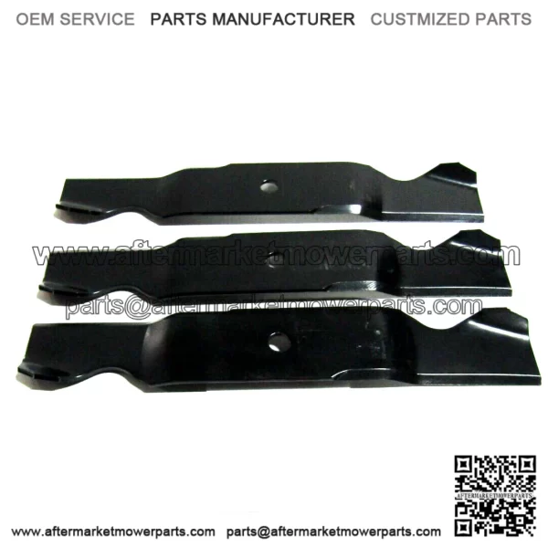 3 XHT BLADES FOR MTD CUB CADET 759-3820 759-3857 742-3013-0637 54" CUT 3"WI