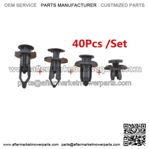 40X Car Body Rivet Push Pin Bumper Fender Retainer Trim Moulding Clips Parts Kit (For: More than one vehicle)