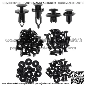 Set of 40 pcs Car Body/Bumper Push Pin Rivet Retainer Trim Moulding Clip Parts (For: More than one vehicle)
