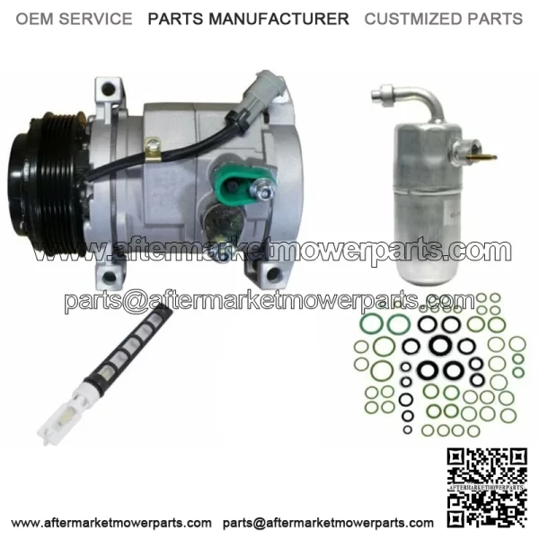 A/C AC Compressor Kit For 2007-2010 Silverado 3500 HD (6.6L Diesel) (For: Chevrolet Silverado 3500 HD)