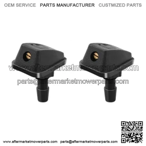 2PCS Car Windscreen Washer Fan-shaped Mist Water Spray Jet Nozzles Parts (For: Ford F-150)