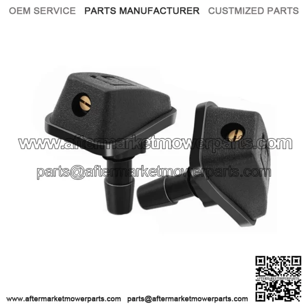 2PCS Car Windscreen Washer Fan-shaped Mist Water Spray Jet Nozzles Parts Set (For: Ford F-150)