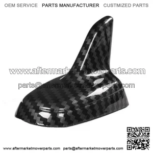 Black Carbon Fiber Look Car Roof Aerial Shark Fin Style Antenna Decor Trim Parts (For: Ford F-150)