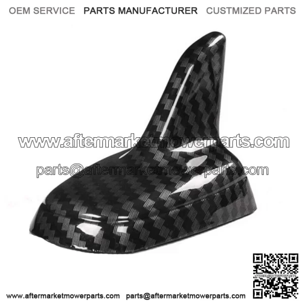 Black Carbon Fiber Look Car Roof Aerial Shark Fin Style Antenna Decor Trim Parts (For: Ford F-150)
