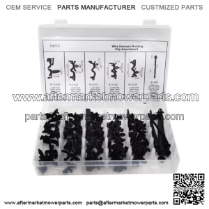 54Pcs Car Body Wiring Harness Fastener Routing Clips Convoluted Assortment Parts (For: Ford F-150)