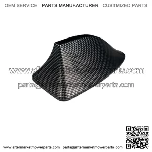 1x Black Carbon Fiber Shark Fin Car Roof Antenna Radio FM/AM Signal Aerial Parts (For: Ford F-150)