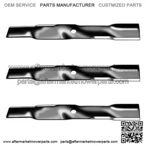 Set Of 3 Blades Replaces JOHN DEERE M113518 OREGON 91-384 PRIME LINE 7-06377