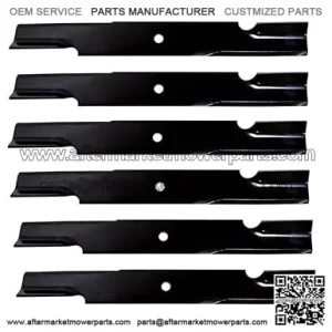 6 Lawn Mower Blades for Bad Boy Zero Turn 61" Deck Replaces 038-6080-00