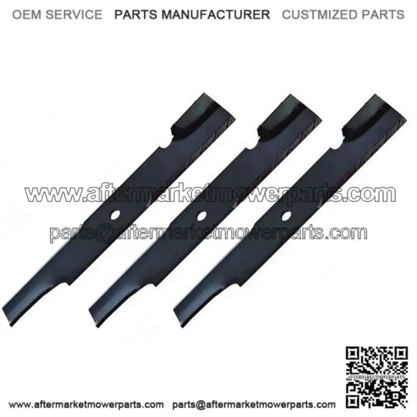 Set of 3 Oregon Blades for 61" Cut Replaces Ferris 5020842, 5020842S