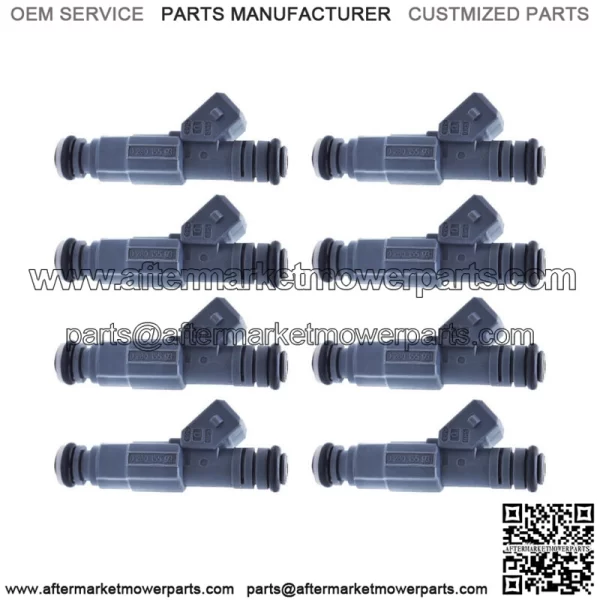 8 PCS Fuel Injectors For Chevrolet Corvette Pontiac Dodge Dakota Ram 0280156211 - Image 2