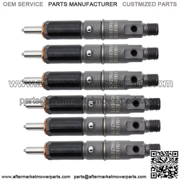 Fuel Injectors Set Of 6 0432131837 For 1989-1993 Dodge 5.9L 6BT Diesel