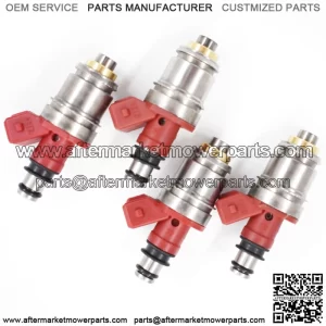 4X Fuel injectors 16600-86G00 For 1990-1994 Nissan D21 1995 Pickup 2.4L 2-Door