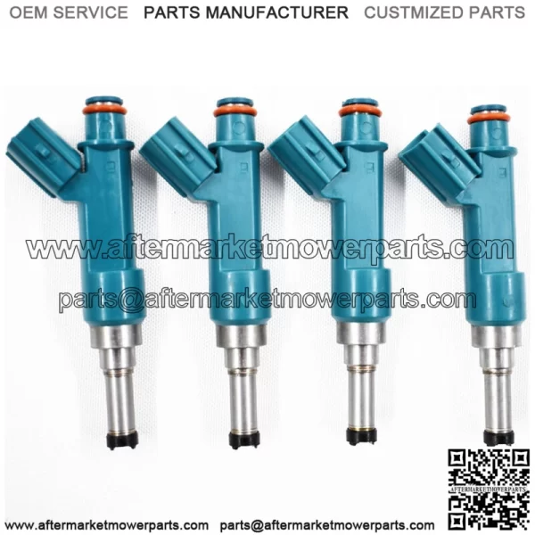 23250-37020 Set Of 4 Fuel Injectors Fit For 2011 Lexus CT200h 1.8L 4-Door - Image 2