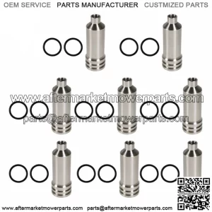 8 Sets Injector Cup & O-rings For 2001-04 Gm 6.6l Duramax 97188463Lb7