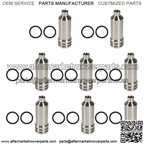 8 Sets Injector Cup & O-rings For 2001-04 Gm 6.6l Duramax 97188463Lb7