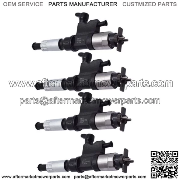 4* Fuel Injector 4HK1 fit for Isuzu NPR NPR-HD Diesel 2001-2007 095000-5471