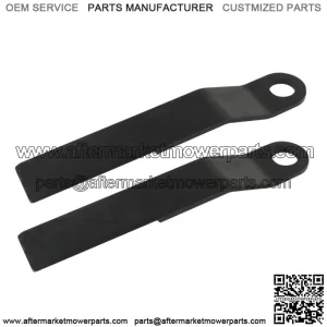 AR400 2pcs Heavy Duty Steel Mower For King Skidsteer Brush Hog Cutter Blades