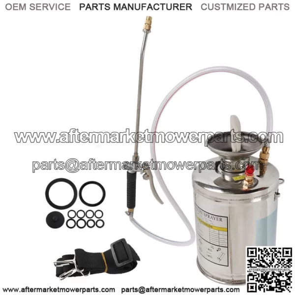 1/1.5/2/3/3.5 Gallon Stainless Steel Sprayer With Adjustable Nozzles Hose 14 L - Image 2