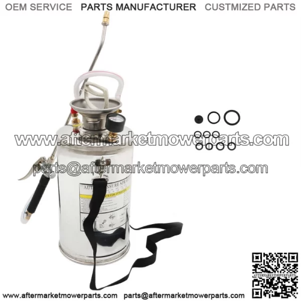 1/1.5/2/3/3.5 Gallon Stainless Steel Sprayer With Adjustable Nozzles Hose 14 L - Image 3