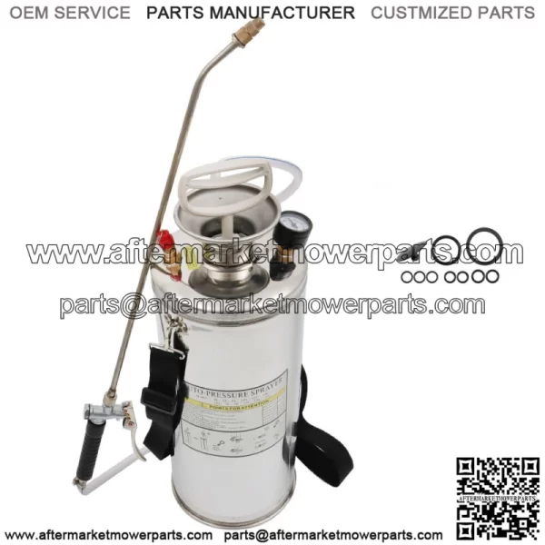 1/1.5/2/3/3.5 Gallon Stainless Steel Sprayer With Adjustable Nozzles Hose 14 L - Image 4