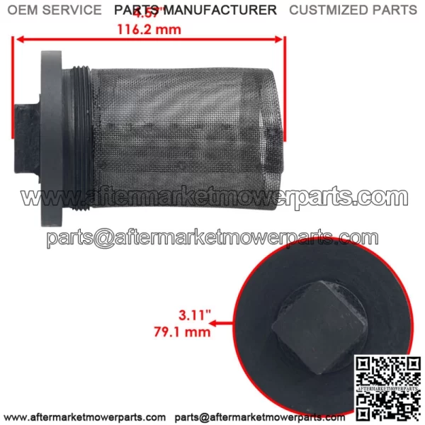 Oil Pan Plug & Screen w/ Gasket For Ford 1801 1811 1821 1841 1871 1881 2030 2130 - Image 2