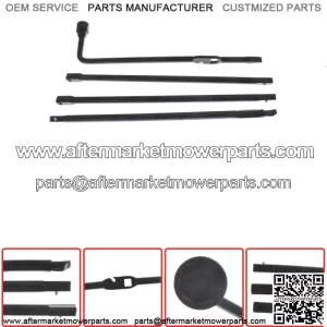Spare Tire Lug Wrench Jack Tool Kit For 2000-14 Chevy Silverado 1500 GMC Sierra