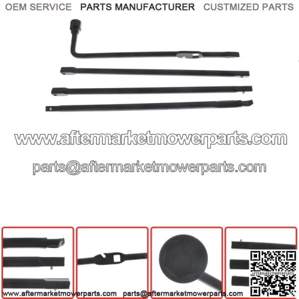 Spare Tire Lug Wrench Jack Tool Kit For 2000-14 Chevy Silverado 1500 GMC Sierra