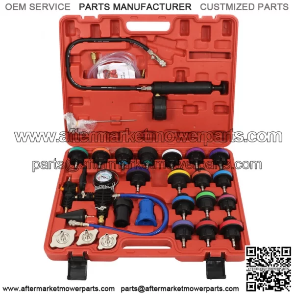 Universal Radiator Pressure Tester, Vacuum Cooling System Tool Refill Kit
