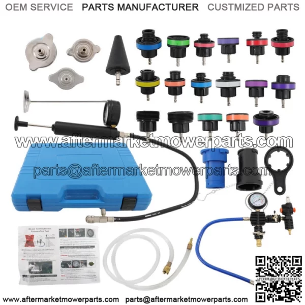 Universal Radiator Pressure Tester, Vacuum Cooling System Tool Refill Kit - Image 2