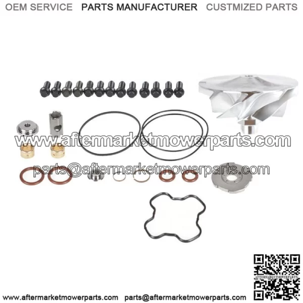 For Ford Powerstroke 7.3 GTP38/TP38 9+0 Billet Compressor Wheel Rebuild Kit - Image 2