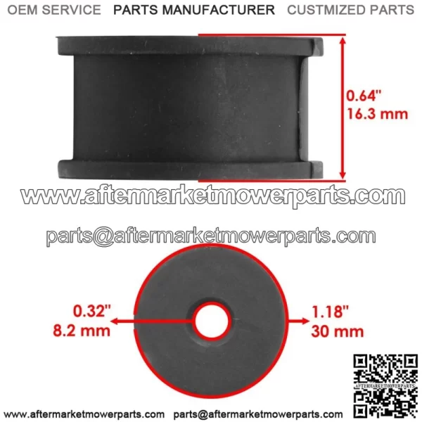 Muffler Anti-Vibration Rubber for Can-Am Maverick Max 1000R 2014-2018 Qty 4 - Image 2