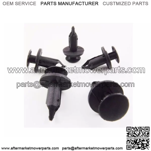 Universal Car Hole Plastic Rivets Fastener Fender Bumper Push Pin Clips 8mm x100