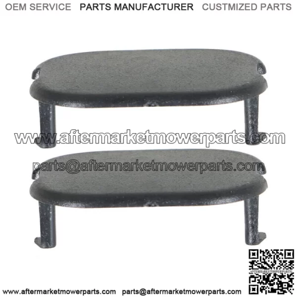 2Pc Black Center Console Nut Cover Retaining Plug Replacement For Gm C5 Corvette - Image 3