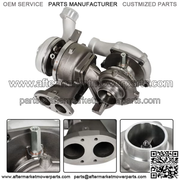 For 2008-2010 Ford F-450 6.4L Powerstroke Twin Turbocharger High&Low Pressure - Image 4