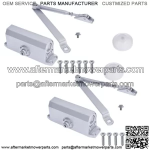 2x 25-45KG Universal Hardware Heavy-Duty Commercial Door Closer Aluminum