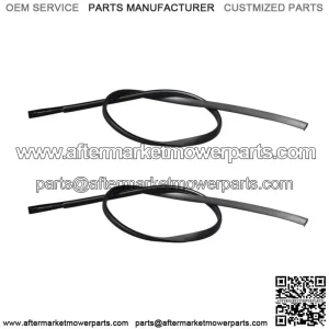 2PCS Roof Strip Trim Molding Sealant Kit Black Fit For 2003-2008 Toyota Corolla