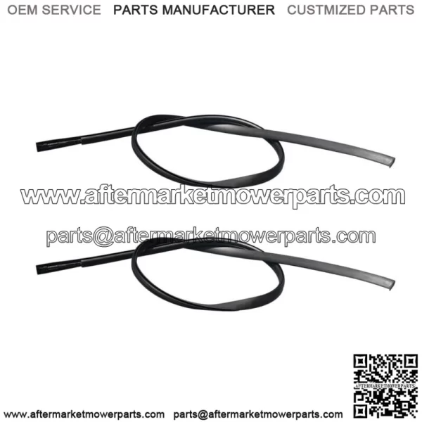2PCS Roof Strip Trim Molding Sealant Kit Black Fit For 2003-2008 Toyota Corolla