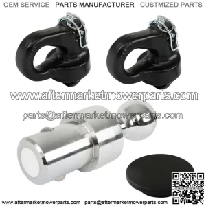 60639 Puck System 2-5/16" Gooseneck Ball & Safety Chain Anchor Kit
