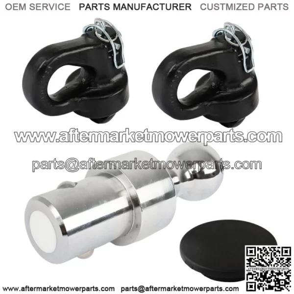60639 Puck System 2-5/16" Gooseneck Ball & Safety Chain Anchor Kit