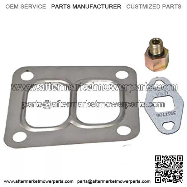 J536309 Turbo Charger with Mounting Gaskets Fits Case-IH 7150 7250 8950 2155 - Image 3