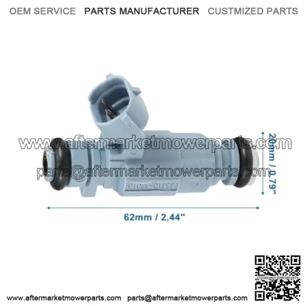 Fuel Injector No.35310-38010-D for Hyundai Sonata 1999-2004 Base 2.4L Blue 1 Pc - Image 2