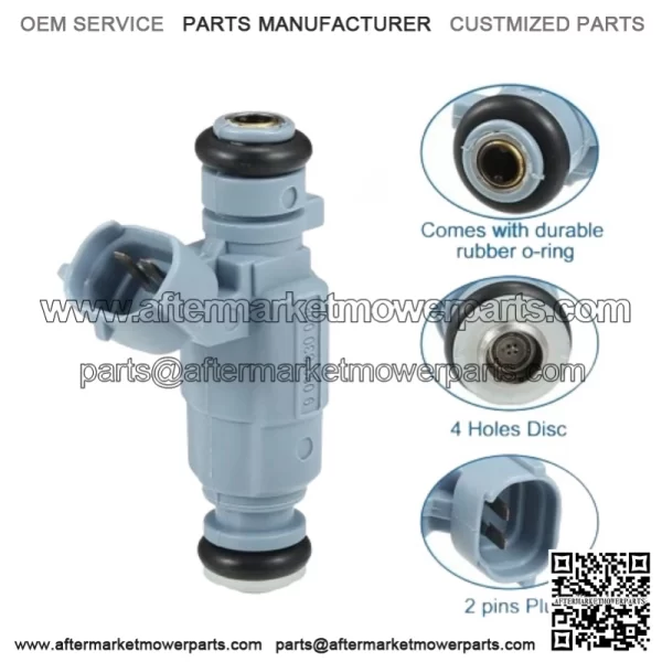 Fuel Injector No.35310-38010-D for Hyundai Sonata 1999-2004 Base 2.4L Blue 1 Pc - Image 3