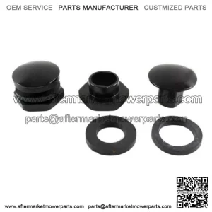 Honda rear window support rod plug # black