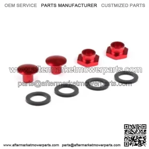 Honda rear window support rod plug # red