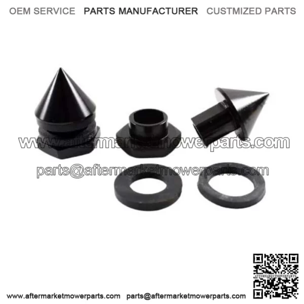 Honda rear window support rod plug (pointed head) # black