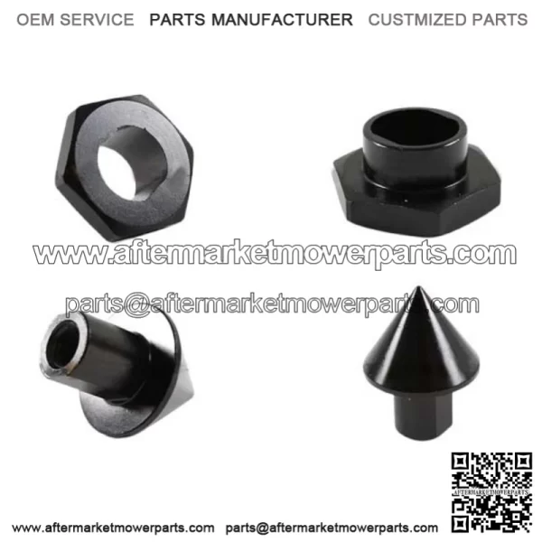 Honda rear window support rod plug (pointed head) # black - Image 2