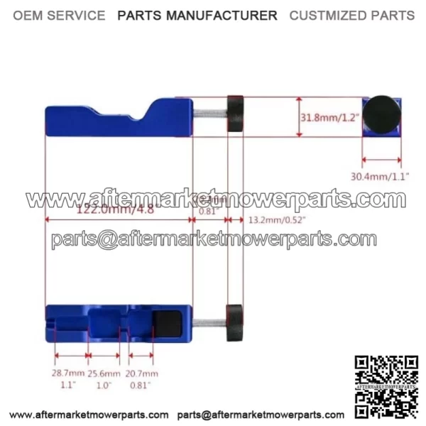 Spark plug gap adjustment tool #blue - Image 2