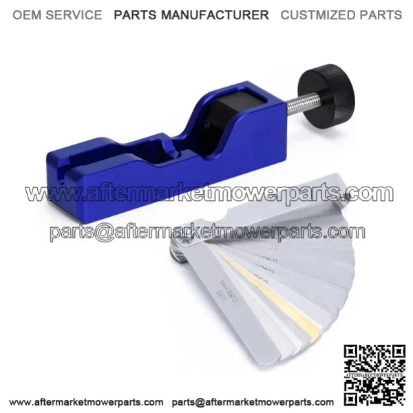 Spark plug gap adjustment tool with feeler gauge #blue - Image 2