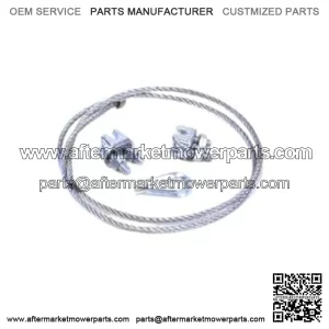 68135 ATV Plow Electric Actuator Wire Rope replacement for PN 67650 Silver For: Honda FourTrax Foreman 400