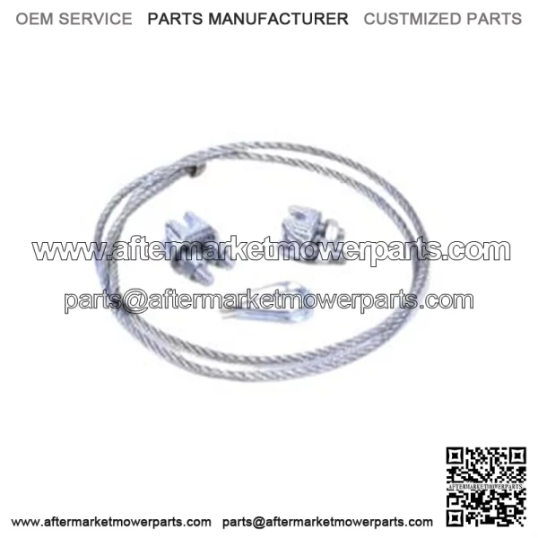 68135 ATV Plow Electric Actuator Wire Rope replacement for PN 67650 Silver For: Honda FourTrax Foreman 400
